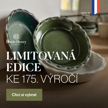 Emile Henry slaví 175 let. Limitovaná kolekce ve spolupráci se značkou Jars odráží francouzské řemeslo a estetiku elegantního stolování. 